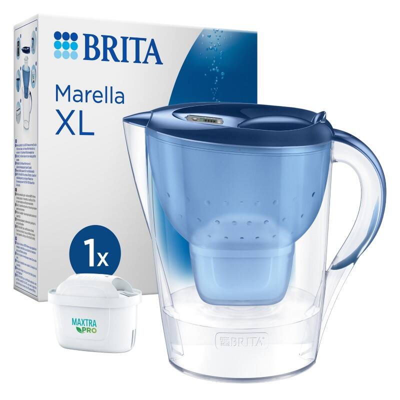BRITA Marella MAXTRA PRO XL 125295 Wasserfilter Kanne 3,5 L Blau