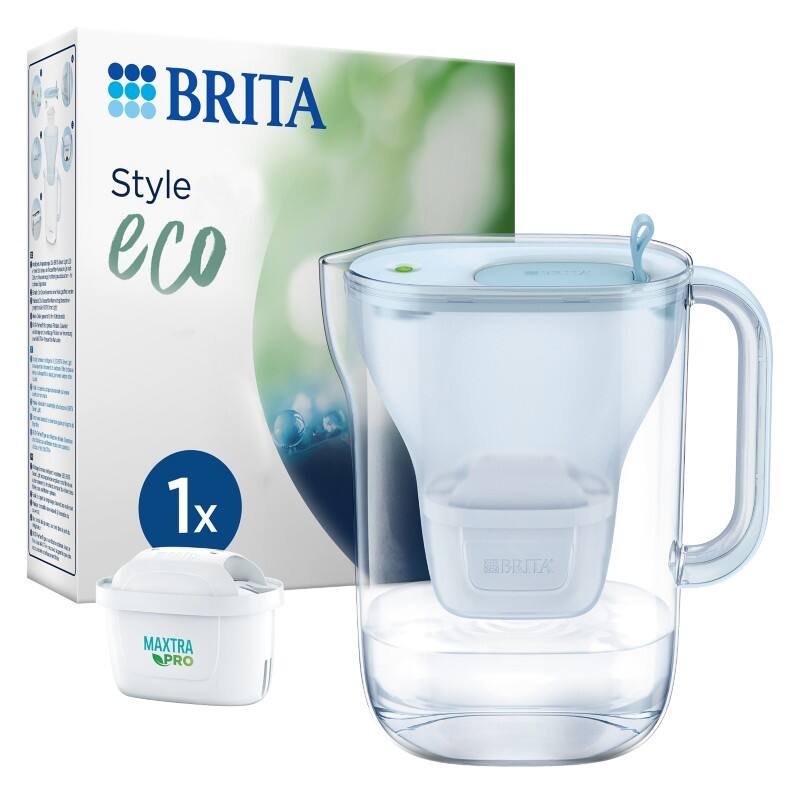 BRITA Style Eco MAXTRA PRO 86213 Wasserfilter Kanne 2,4 L Hellblau