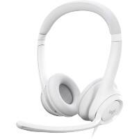 Logitech Headset Kopfbügel Mit Mikrofon Stereo H390 Weiß