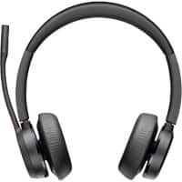 poly Voyager Headset Kopfbügel Mit Bluetooth Mit Mikrofon 4320 Schwarz