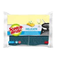 Scotch-Brite Delicate Reinigungsschwamm 10,5 x 2,5 x 15 cm Gelb 2er-Pack