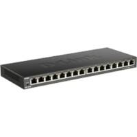 D-Link Switch DGS-1016S Unmanaged Gigabit Ethernet (10/100/1000) Schwarz