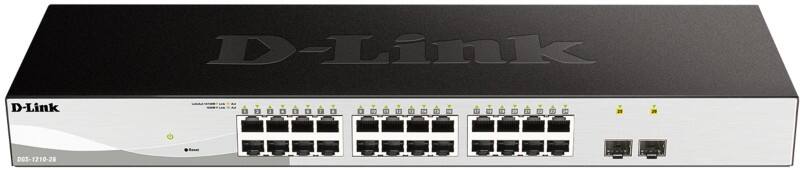D-Link Netzwerk-Switch DGS-1210-26 Managed L2 Gigabit Ethernet (10/100/1000) 1U Schwarz, Grau