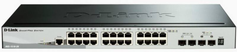 D-Link Ethernet Switch DGS-1510 Managed L3 Gigabit (10/100/1000) Schwarz