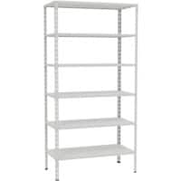 Aufbewahrungsregal Metall 1.000 x 500 x 2.000 mm Weiß
