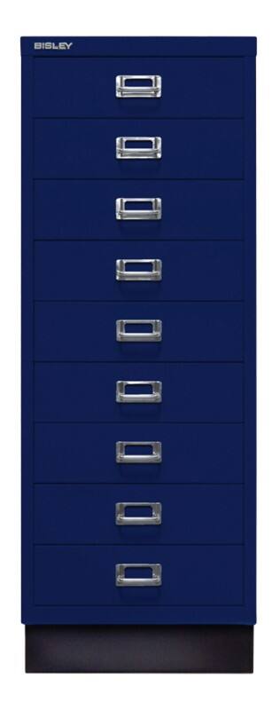 Bisley MultiDrawer Metall Schubladenschrank 9 Schübe 349 x 432 x 940 mm Oxfordblau
