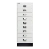 Bisley MultiDrawer Metall Schubladenschrank 9 Schübe 349 x 432 x 940 mm Weiß
