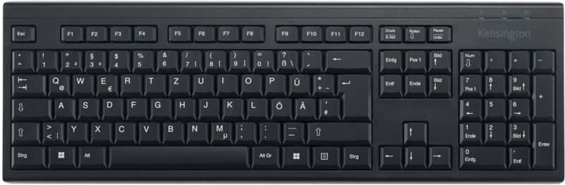 Kensington Kabellose Tastatur QWERTZ (DE) Schwarz KB150