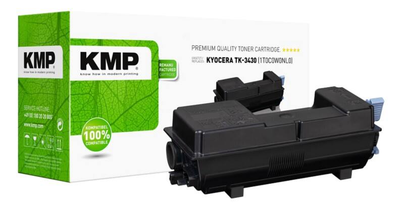 KMP 1T0C0W0NL0 Kompatible Kyocera Tonerkartusche Schwarz