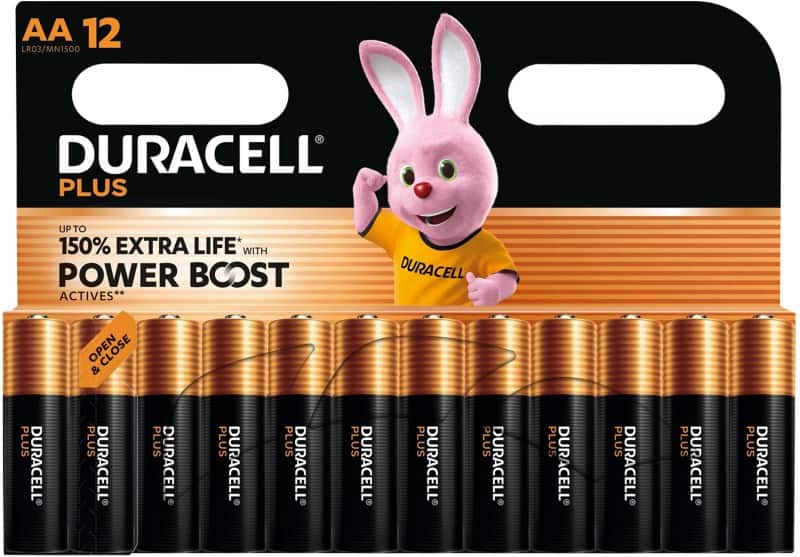 Duracell Batterien Plus Power Boost AA LR6 Alkali 12 Stück