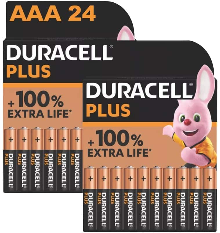 Duracell Batterien Plus Power Boost AAA LR03 Alkali 24 Stück