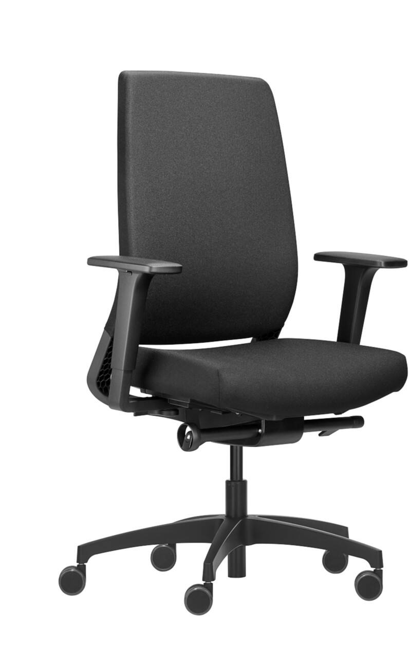 Dauphin Homeoffice-Stuhl Synchro Tilt Stoff 2D Armlehne 120 kg 720 x 720 x 1160 mm