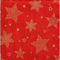 PAPSTAR Christmas Shine Servietten Rot 33 x 33 cm 20 Stück