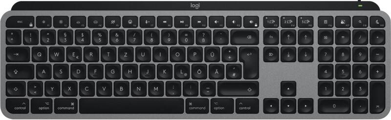 Logitech Kabellose Tastatur MX Keys S Mac 920-011623 QWERTZ DE Aluminium