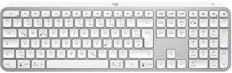 Logitech Kabellose Tastatur MX Keys S 920-011566 QWERTZ DE Aluminium