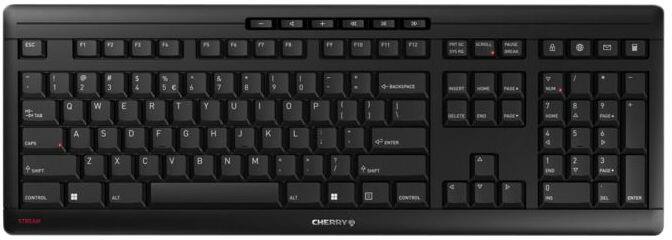 CHERRY Kabellose Tastatur Stream Wireless JK-8550DE-2 QWERTZ DE Schwarz