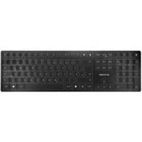 CHERRY Kabellose Tastatur KW 9100 SLIM JK-9100DE-2 QWERTZ DE Schwarz