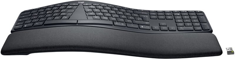 Logitech Kabellose Tastatur K860 Ergo 920-010345 QWERTZ DE Graphit