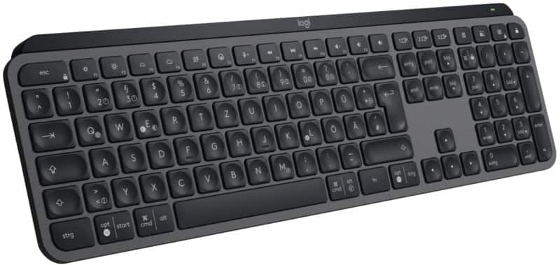 Logitech Kabellose Tastatur MX Keys S 920-011565 QWERTZ DE Graphit