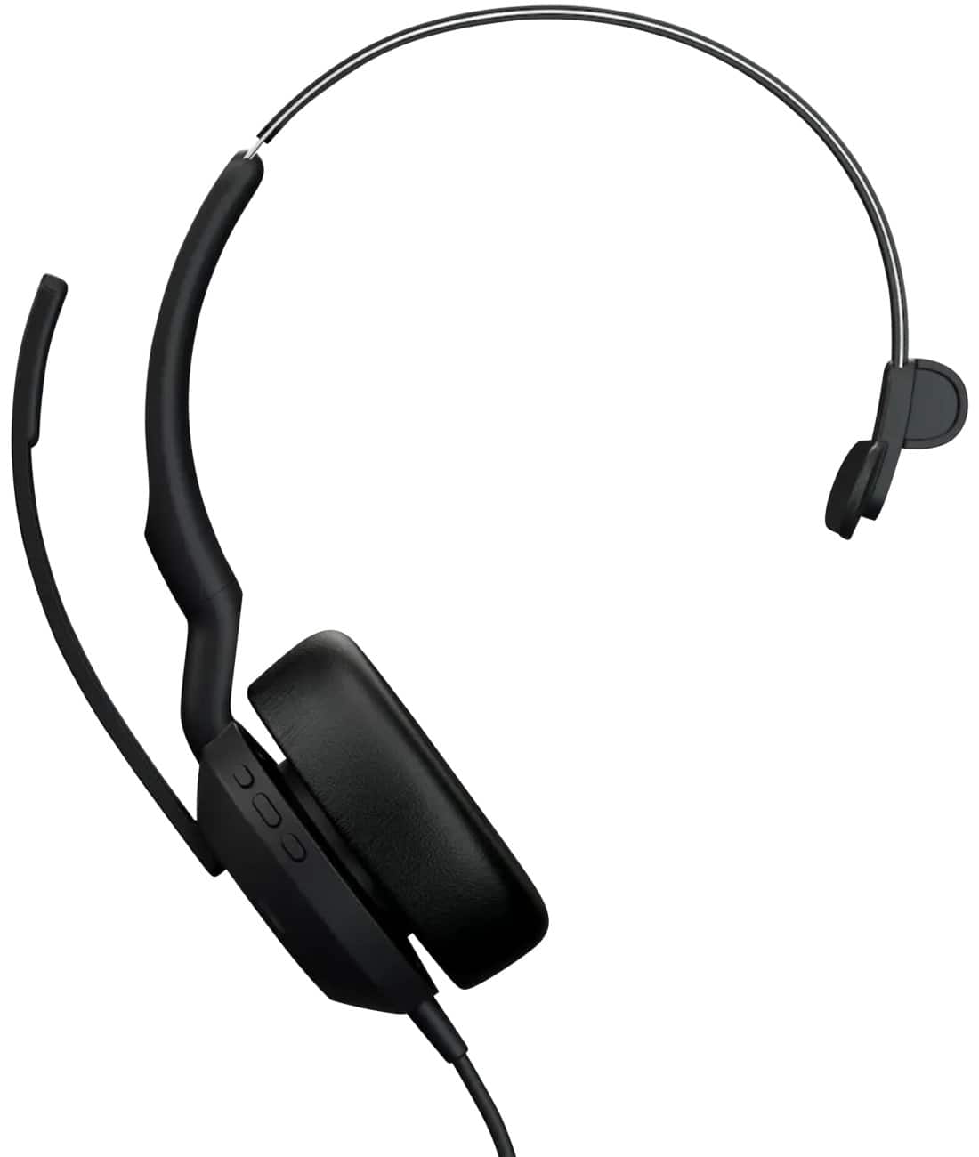 Jabra Evolve2 Kabelgebundenes & Kabelloses Headset Over-the-Head USB mit Bluetooth Aktive Geräuschunterdrückung Mono 50 Schwarz