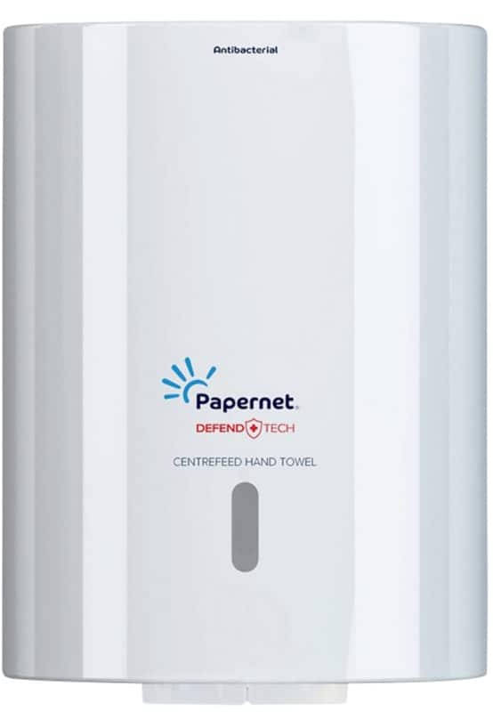 Papernet Defend Tech 416144 Falthandtuchspender Kunststoff Abschließbar Manuell Weiß