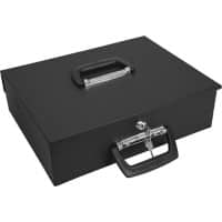 WEDO Registrierkasse Zylinderschloss 290 x 365 x 120 mm Schwarz