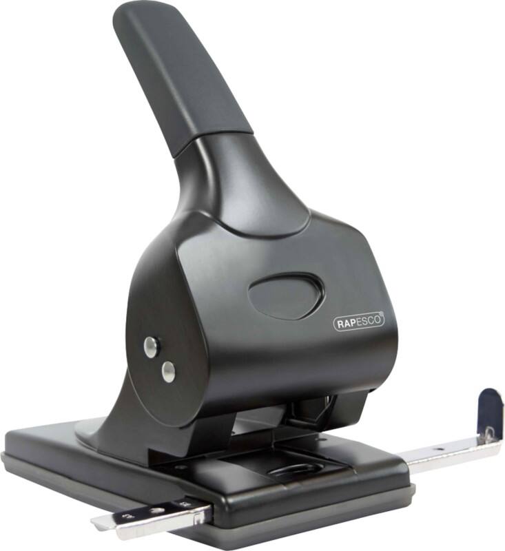Rapesco 2-Löcher Registraturlocher Kunststoff, Metall 65 Blatt 1015 Schwarz