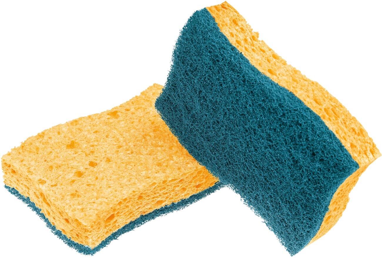 Scotch-Brite Schwamm Delicate 15,8 x 24 x 10 cm Blau, Gelb 10 Stück