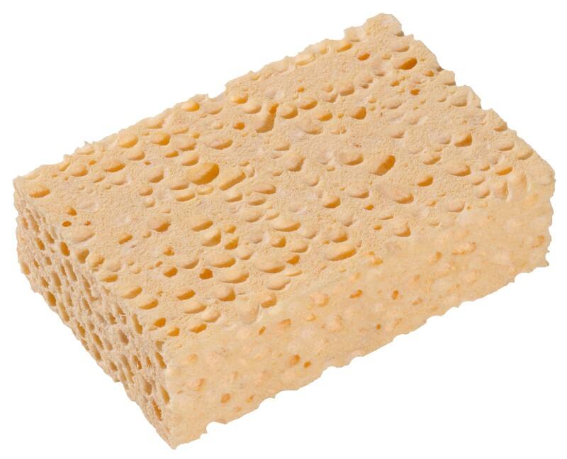 Spontex Azella 82 Professioneller Glasreiniger Schwamm 10 Stück Gelb