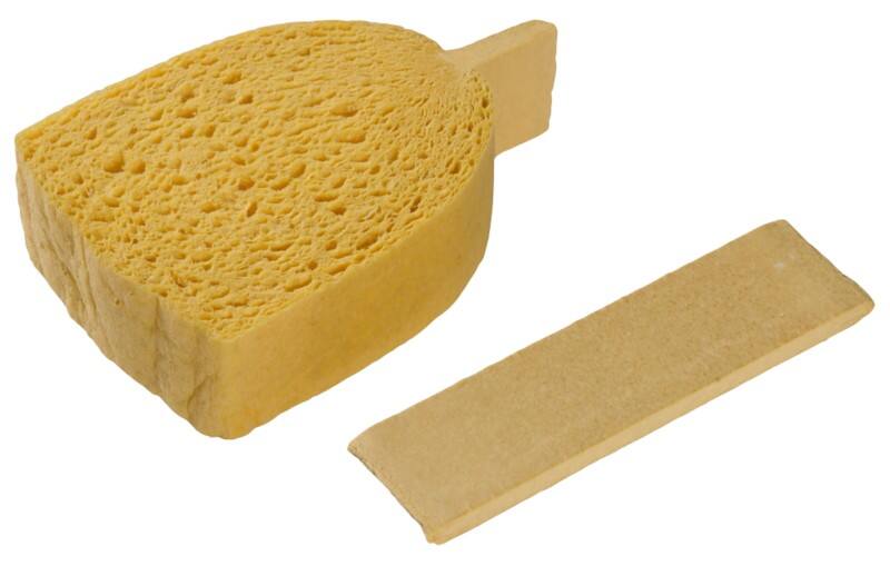 Spontex Azella 60 Traditioneller komprimierter Schwamm 10 Stück Gelb