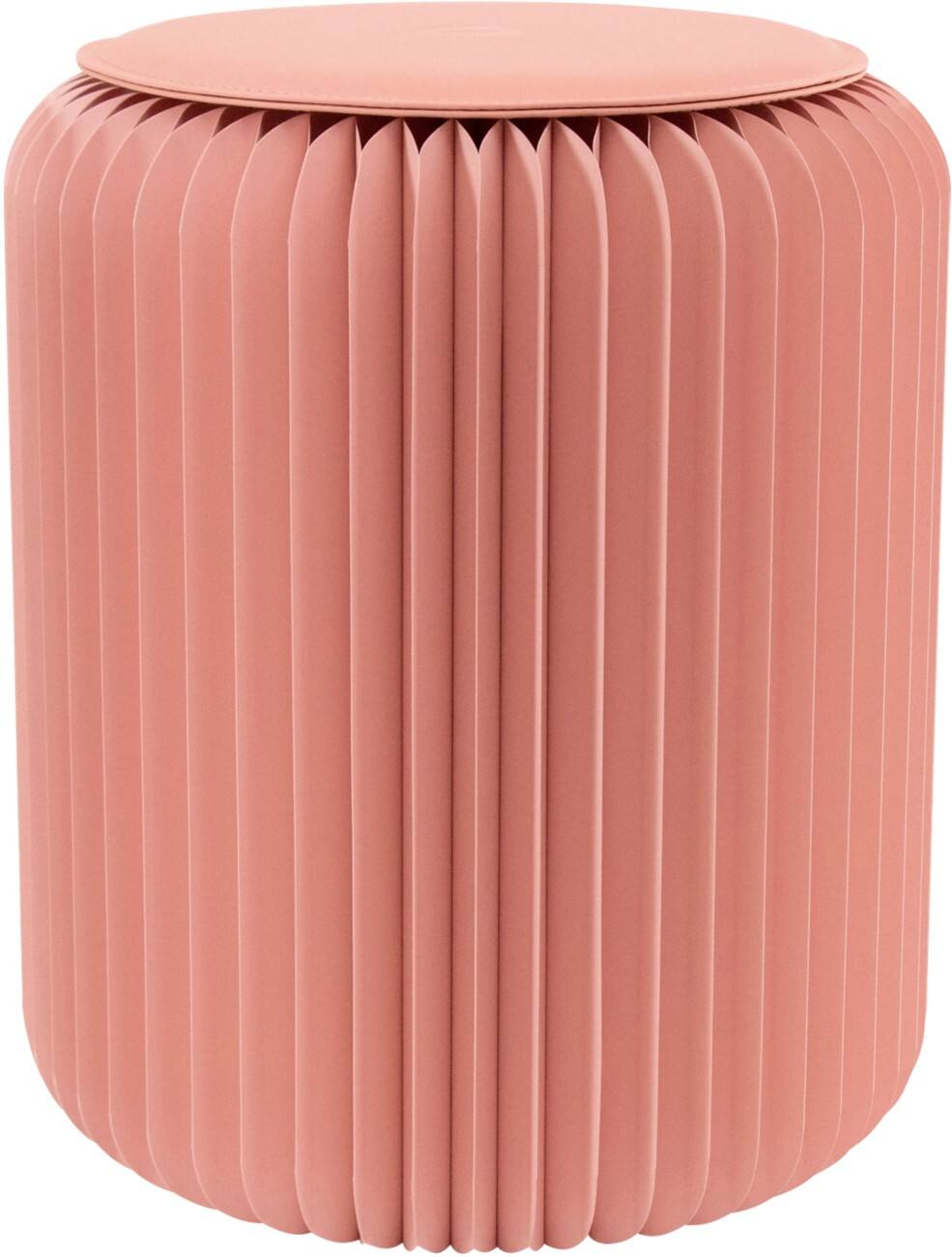 Paperflow Flexistool Klappstuhl Wabenkarton Nicht höhenverstellbar Rosa 420 x 300 x 300 mm