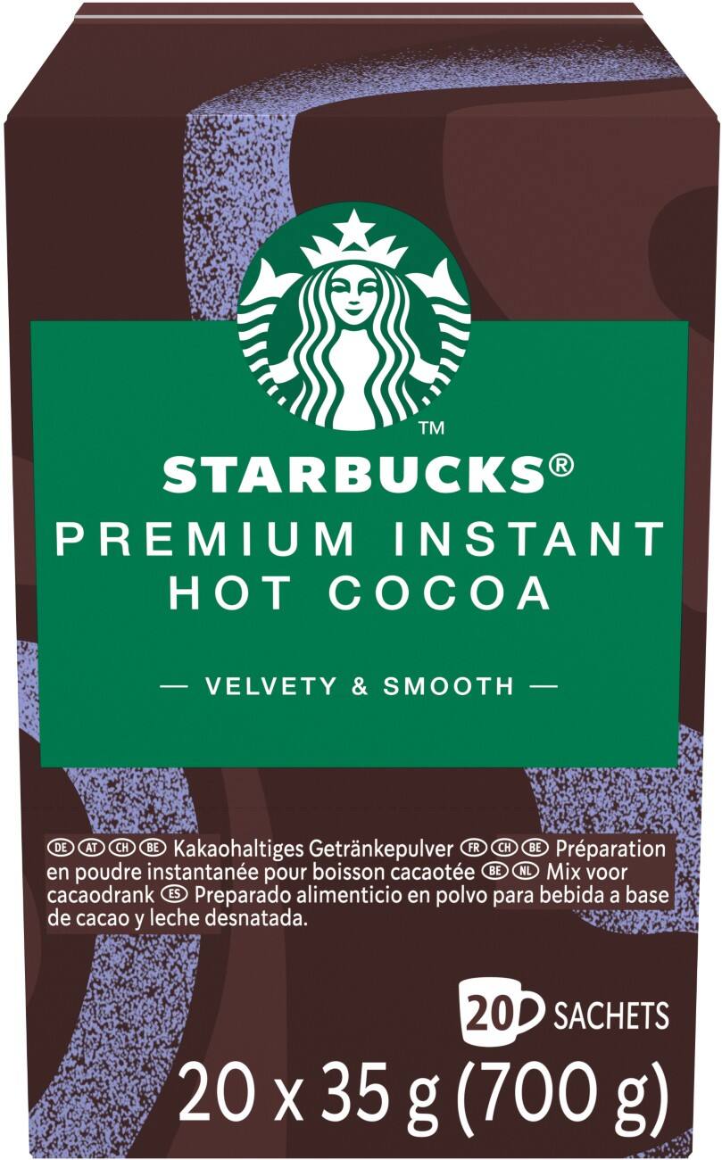 Starbucks Premium Instant Heiße Schokolade Beutel 20 Stück à 35 g