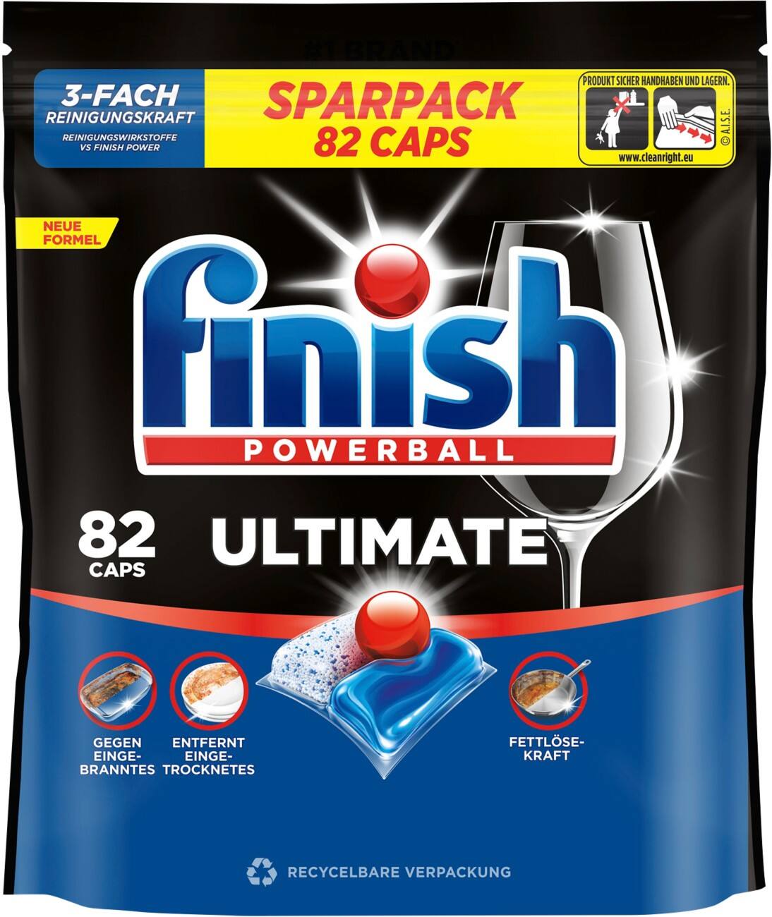 Finish Powerball Ultimate Spülmaschinentabs Fresh 82 Stück