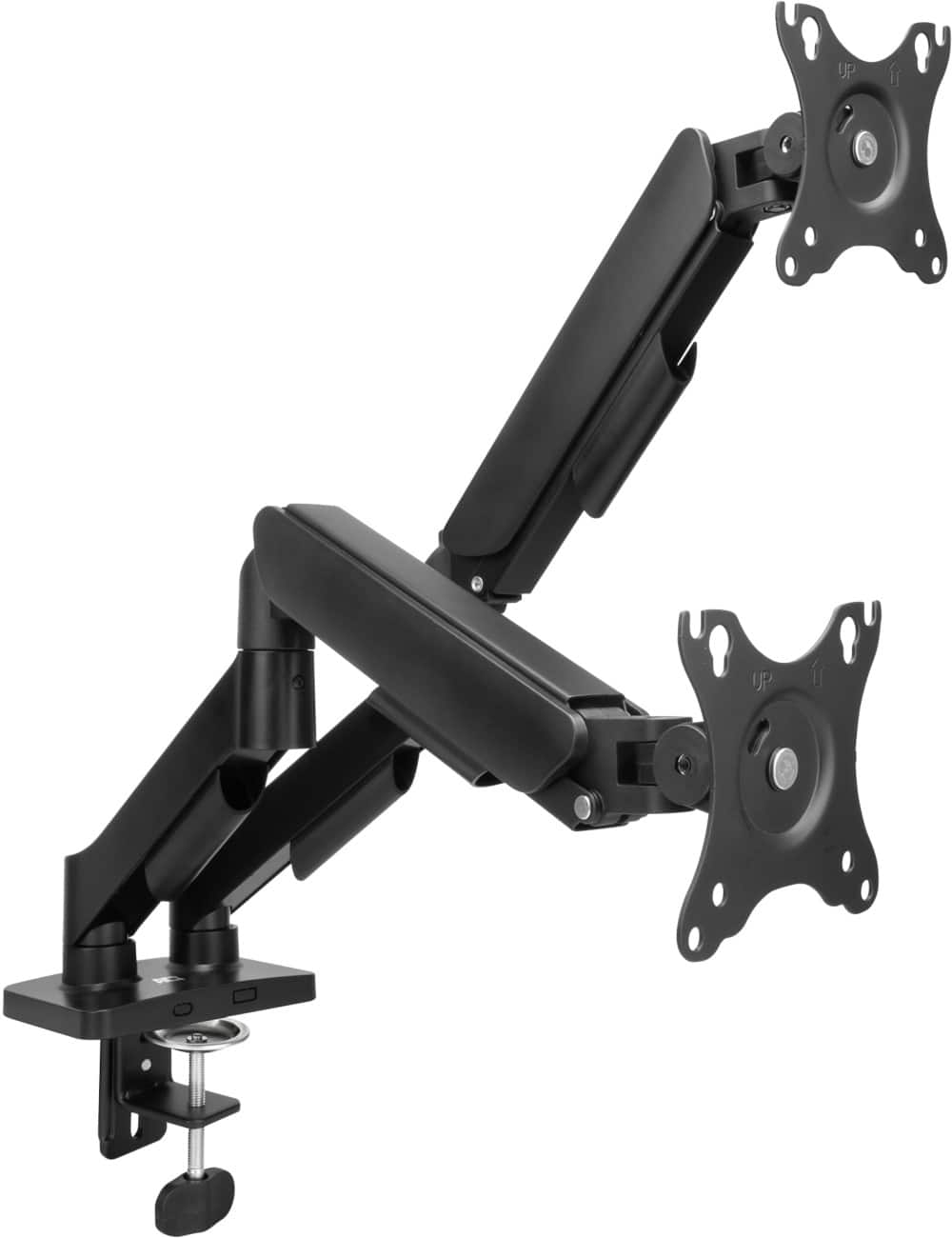 ACT Dual-Monitorarm Höhenverstellbar 170 x 380 x 130 mm Schwarz AC8314