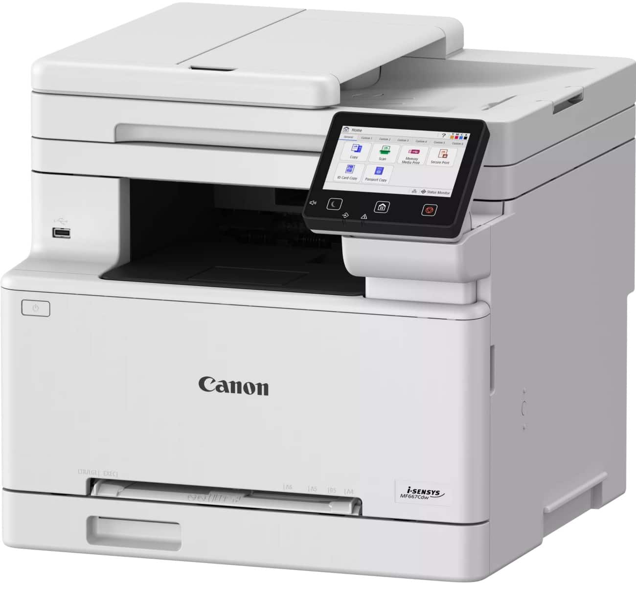 Canon i-SENSYS MF6600 Serie MF667Cdw Farblaser-Multifunktionsdrucker DIN A4 Schwarz, Weiß