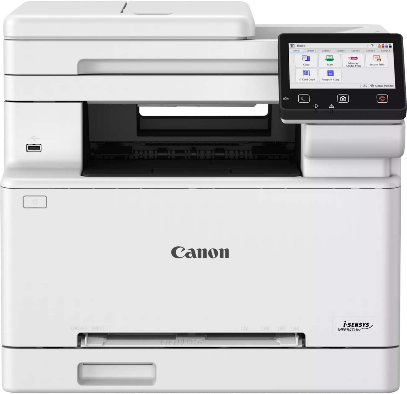 Canon i-SENSYS MF6600 Serie MF664Cdw Farblaser-Multifunktionsdrucker DIN A4 Schwarz, Weiß
