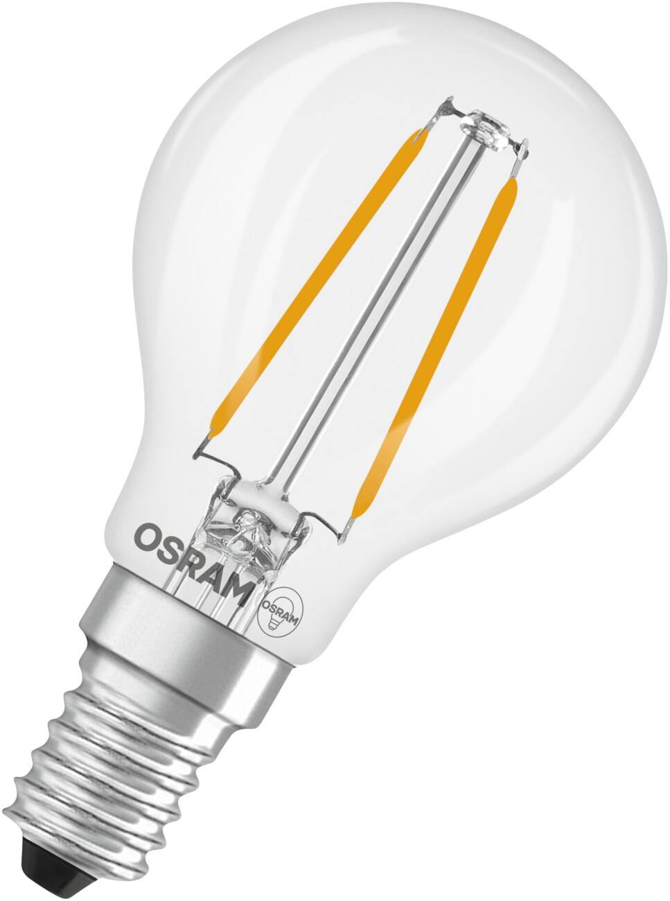 Osram Glühbirne Transparent E14 1,8 W Warmweiß