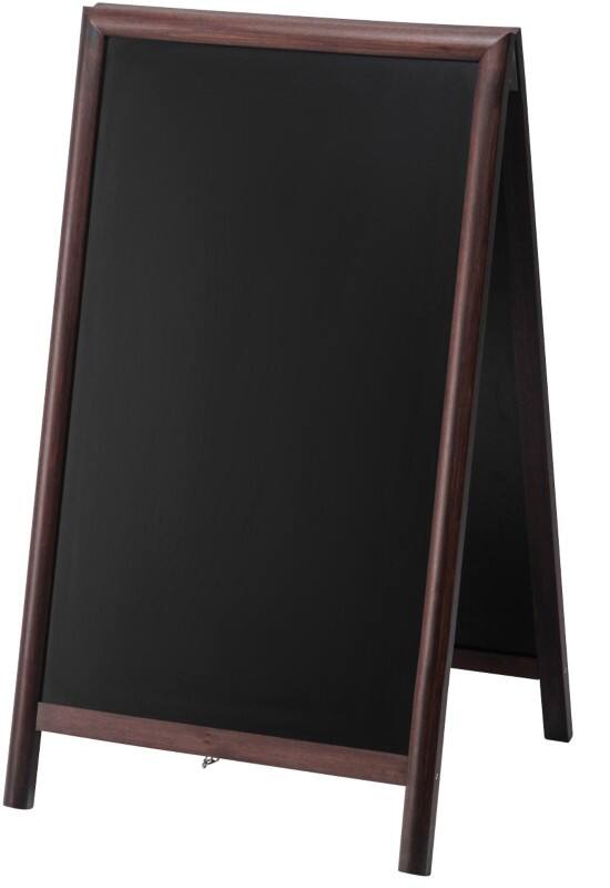 SHOWDOWN Kundenstopper Holz Braun 68 x 120 cm