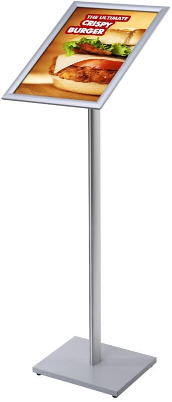 SHOWDOWN Infoständer DIN A3 Aluminium, Stahl Silber