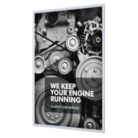 SHOWDOWN B1 Fireproof DIN A2 Klapprahmen Hängend Silber Aluminium KRA2G25B1 45,1 (B) x 1,1 (T) x 62,5 (H) cm KRA2G25B1