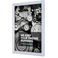 SHOWDOWN DIN A3 Klapprahmen Hängend Silber Aluminium KRA3G25 32,8 (B) x 1,1 (T) x 45,1 (H) cm KRA3G25