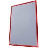 SHOWDOWN DIN A4 Klapprahmen Hängend Rot Aluminium KRA4G25C3020 24,1 (B) x 1,1 (T) x 32,8 (H) cm KRA4G25C3020