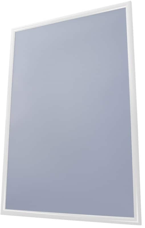 SHOWDOWN DIN A0+ Klapprahmen Hängend Weiß Aluminium KRA0G25C9003 87,2 (B) x 1,1 (T) x 122 (H) cm KRA0G25C9003