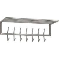 WOHNLING Garderobe WL6.448 Metall Silber Wandhalterung 7 Haken
