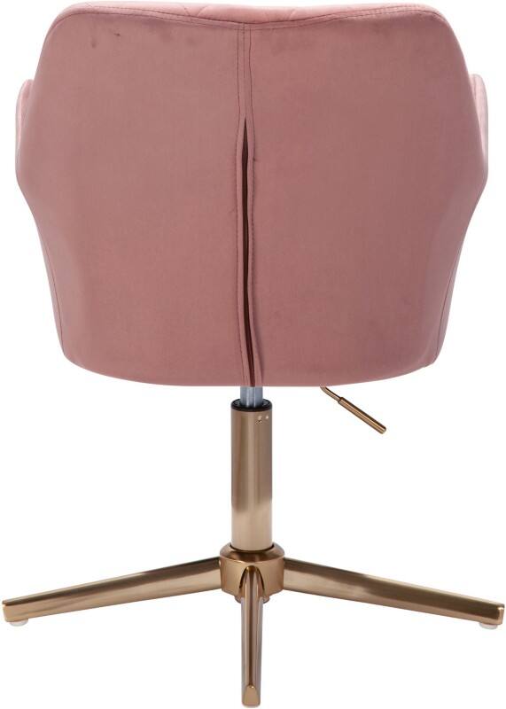 WOHNLING Loungesessel WL6.306 Samtbezug Rosa