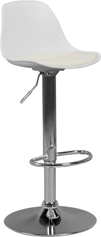 AMSTYLE Barhocker SPM2.002 Weiß
