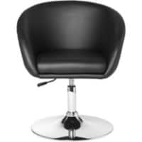 AMSTYLE Loungesessel SPM2.157 Schwarzes Kunstleder