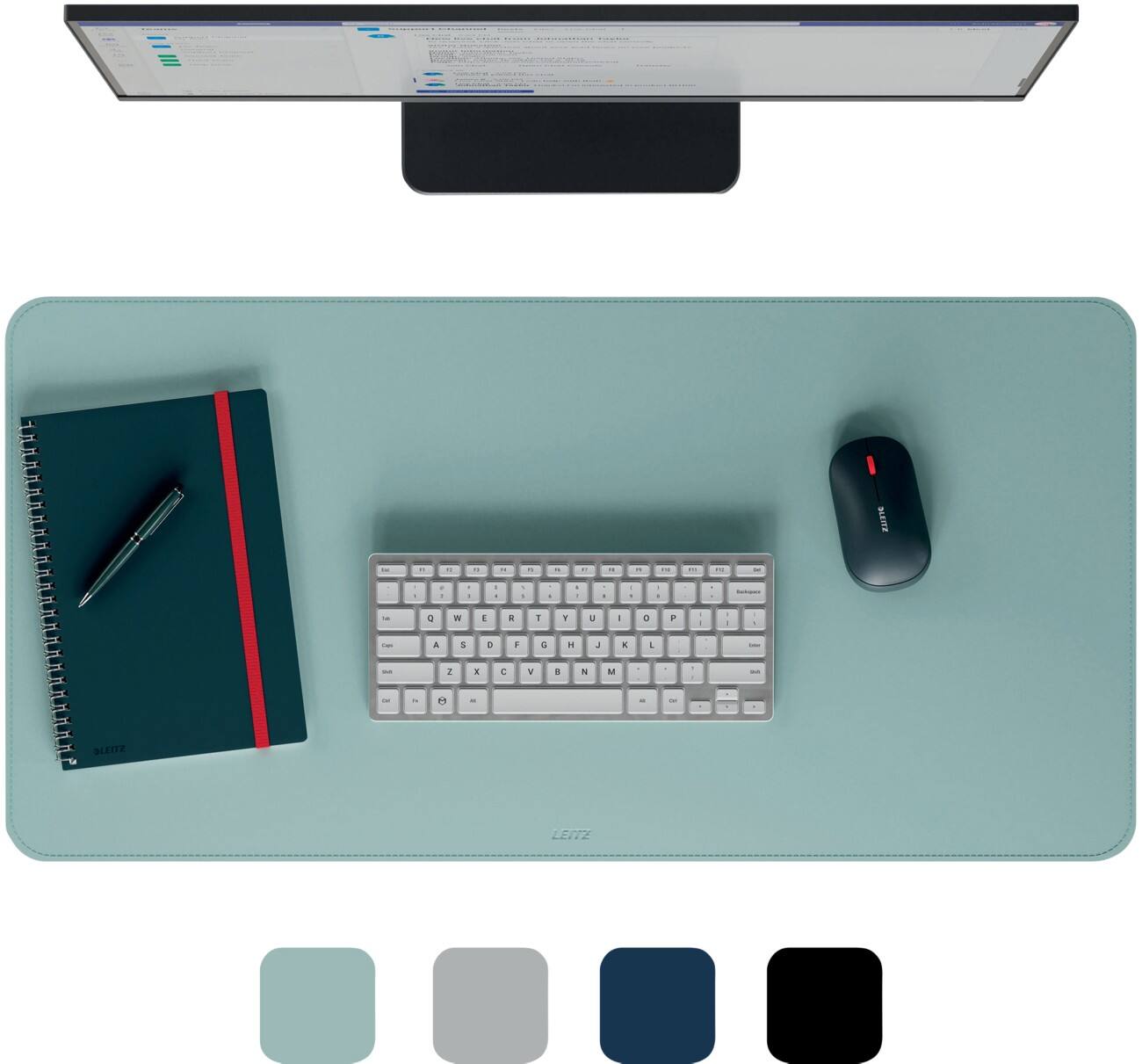 Leitz Large Schreibunterlage 53820051 Mint 80 x 40 cm PVC (Polyvinylchlorid) Rollbar