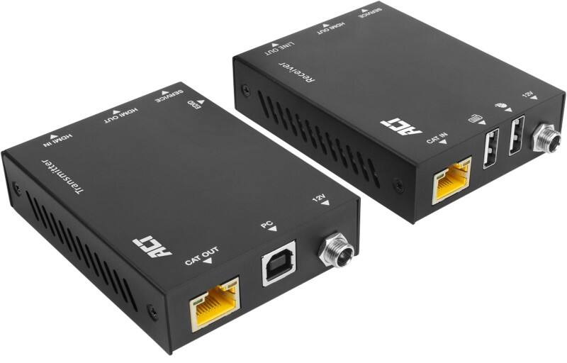 ACT KVM Extender Set 4K HDMI 2.0 über CAT6A bis zu 70 Meter