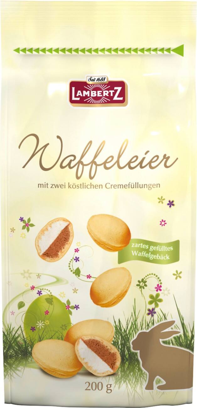 Lambertz Kakao Vanille Waffeleier 200 g